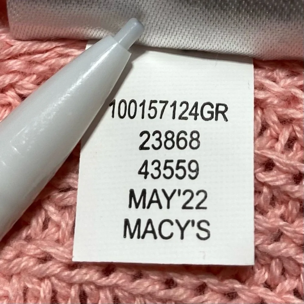 Epic Threads Girls Ombré Bow Sweater Crewneck‎ Stretchy Size M Bella Pink